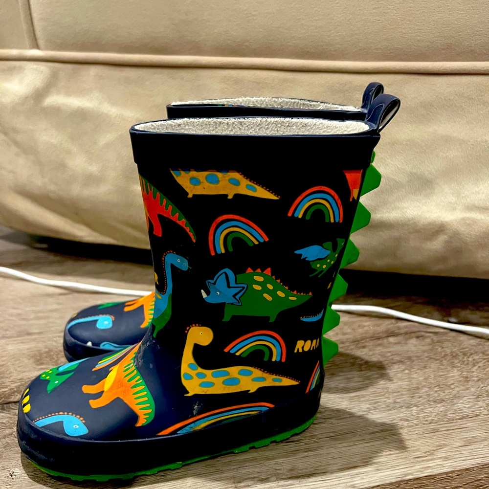 Rain boots.